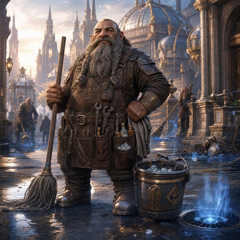 Portrait of Garbok the Sweeper