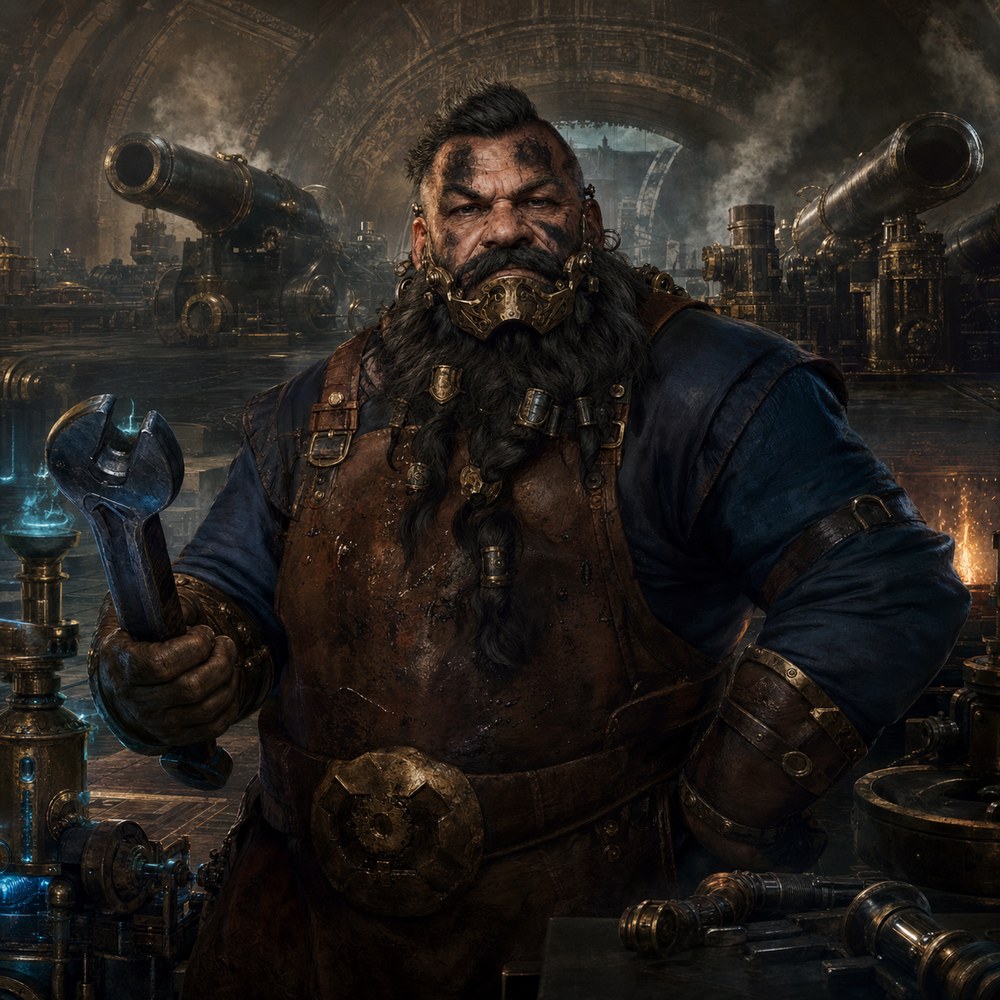 Portrait of Overseer Rurik “Iron-Jaw”